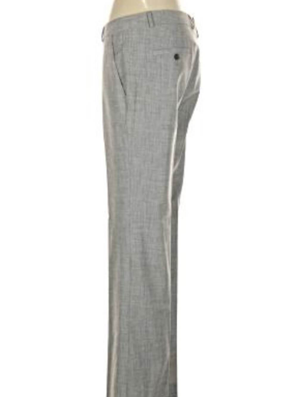 Banana Republic Factory Women's Gray Straight-Leg Dress Pants - Picture 2 of 6